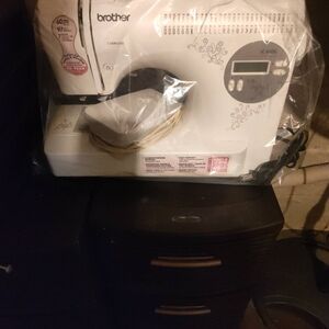 Brother White Computerized Sewing Machine with LCD